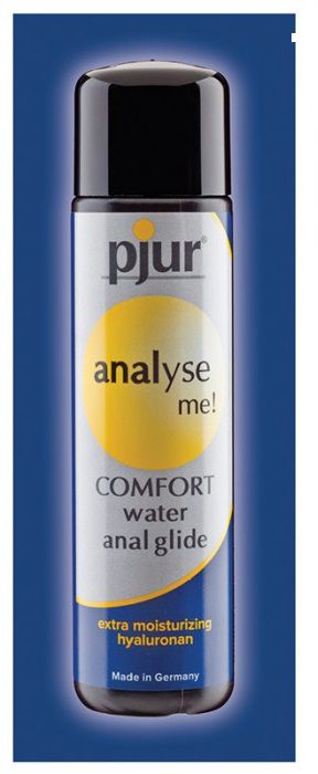 Анальный лубрикант pjur ANALYSE ME Comfort Water Anal Glide - 2 мл. - Pjur - купить с доставкой в Ачинске