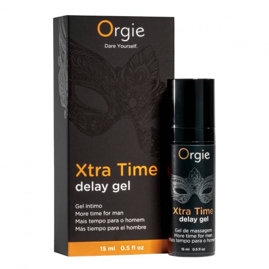 Продлевающий гель Orgie Xtra Time Delay Gel - 15 мл. - ORGIE - купить с доставкой в Ачинске