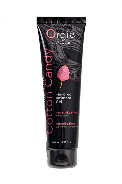 Интимный гель на водной осное Lube Tube Cotton Candy со вкусом сахарной ваты - 100 мл. - ORGIE - купить с доставкой в Ачинске