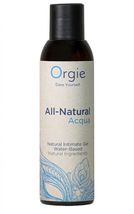 Интимный гель на водной основе Orgie All-Natural Acqua - 150 мл. - ORGIE - купить с доставкой в Ачинске