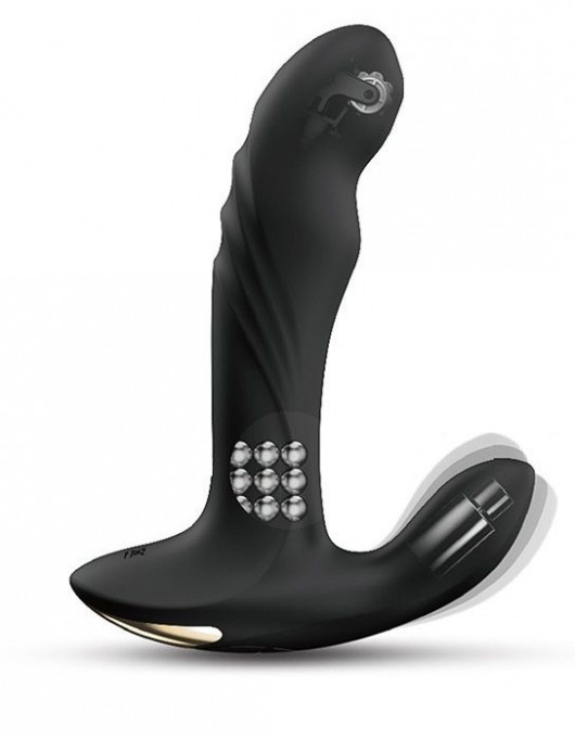 Черный вибромассажер простаты Multi P-Joy с 3 моторами - Dorcel - в Ачинске купить с доставкой
