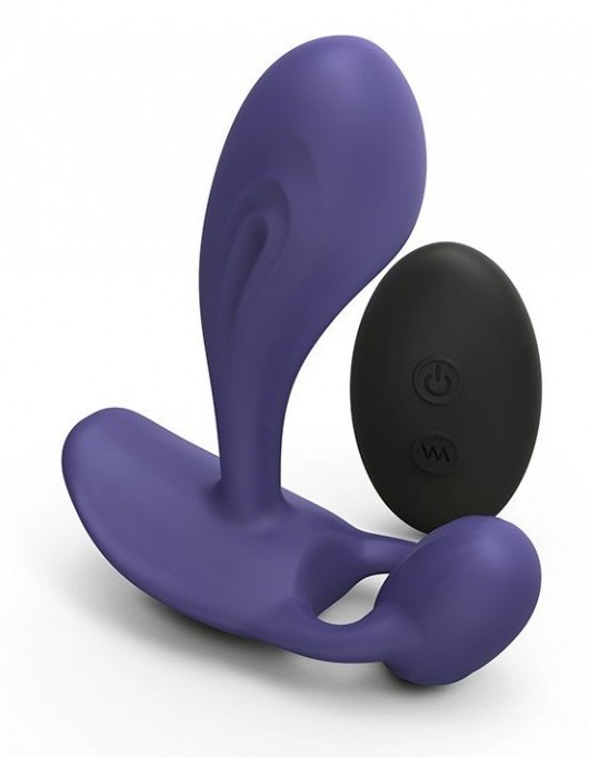 Темно-синий вибромассажер Witty P G Vibrator with Remote Control - Love to Love - в Ачинске купить с доставкой