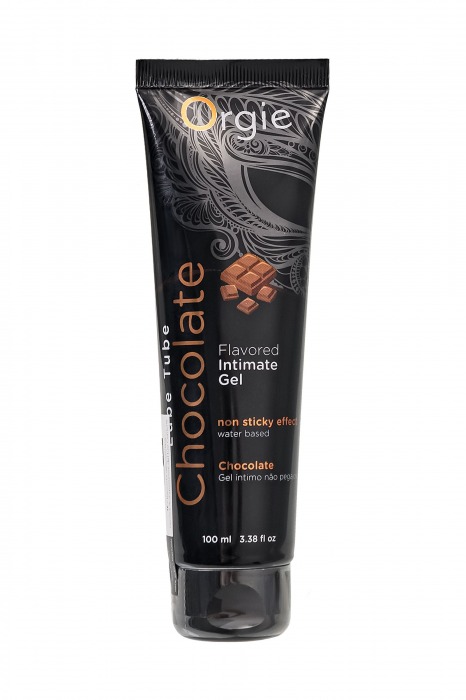 Интимный гель на водной основе Lube Tube Chocolate с шоколадным вкусом - 100 мл. - ORGIE - купить с доставкой в Ачинске