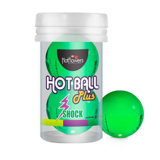 Лубрикант на силиконовой основе Hot Ball Plus с покалывающим эффектом (2 шарика по 3 гр.) - HotFlowers - купить с доставкой в Ачинске