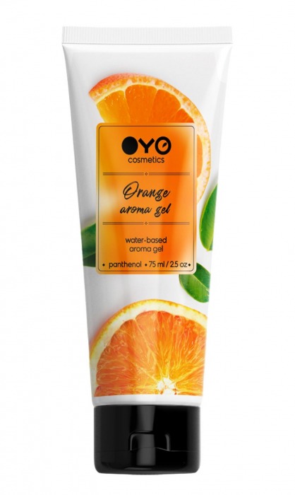 Лубрикант на водной основе OYO Aroma Gel Orange с ароматом апельсина - 75 мл. - OYO - купить с доставкой в Ачинске