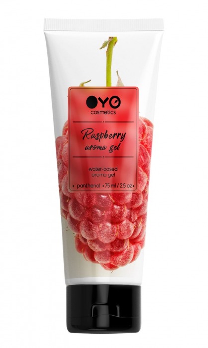 Лубрикант на водной основе OYO Aroma Gel Raspberry с ароматом малины - 75 мл. - OYO - купить с доставкой в Ачинске