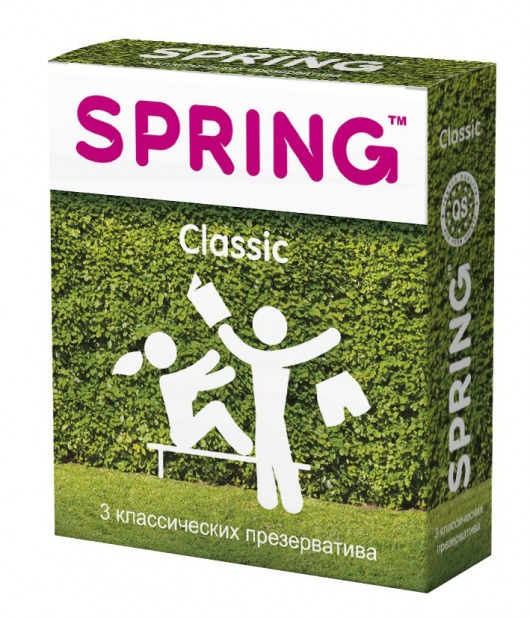 Классические презервативы SPRING CLASSIC - 3 шт. - SPRING - купить с доставкой в Ачинске