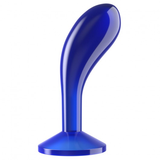 Синяя анальная втулка Flawless Clear Prostate Plug 6.0 - 15 см. - Lovetoy - в Ачинске купить с доставкой