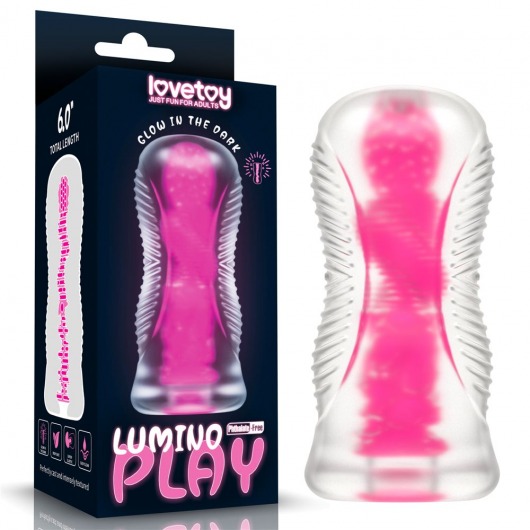 Светящийся в темноте мастурбатор 6.0 Lumino Play Masturbator - Lovetoy - в Ачинске купить с доставкой