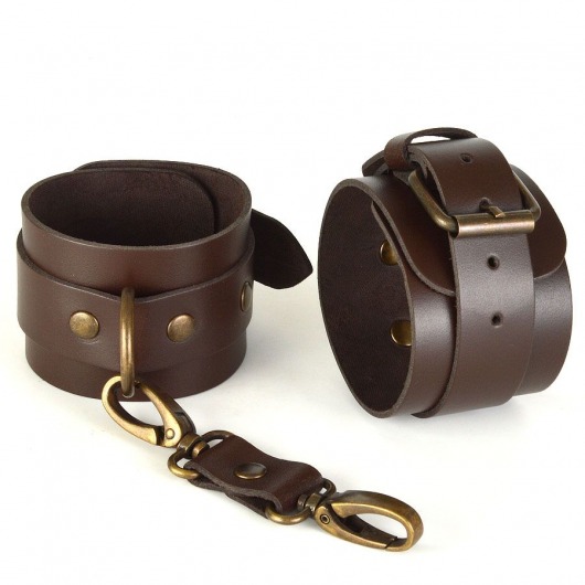 Коричневые наручники IDEAL - Sitabella - купить с доставкой в Ачинске