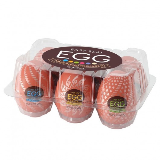 Набор из 6 мастурбаторов-яиц Tenga Egg Variety Pack V - Tenga - в Ачинске купить с доставкой