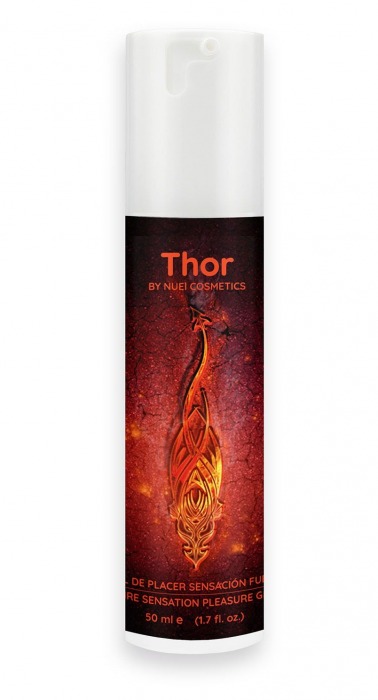 Возбуждающий унисекс гель Thor Fire Gel - 50 мл. - Nuei cosmetics - купить с доставкой в Ачинске