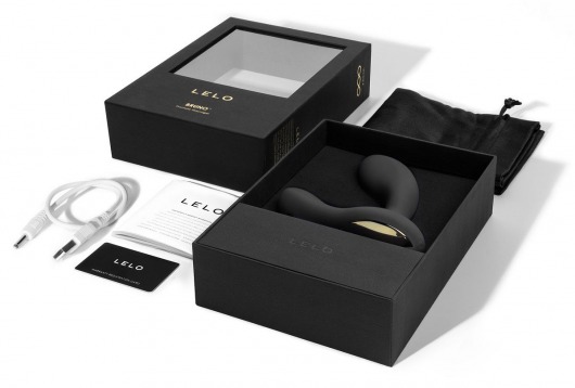 Чёрный перезаряжаемый стимулятор простаты Bruno Black - Lelo - в Ачинске купить с доставкой