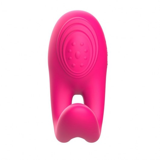 Розовое виброкольцо с пультом ДУ - I-MOON - в Ачинске купить с доставкой