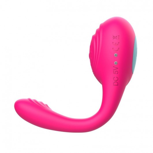 Розовое виброкольцо с пультом ДУ - I-MOON - в Ачинске купить с доставкой