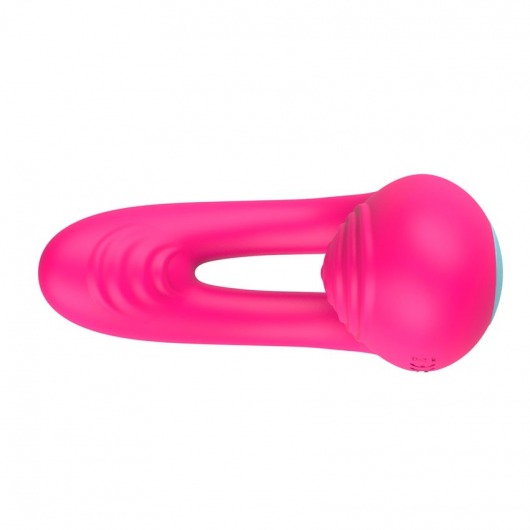 Розовое виброкольцо с пультом ДУ - I-MOON - в Ачинске купить с доставкой