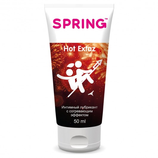 Согревающие интимный лубрикант Spring Hot Extaz - 50 мл. - SPRING - купить с доставкой в Ачинске