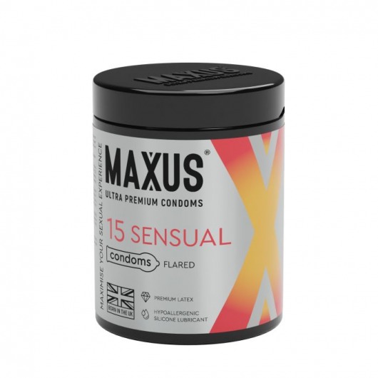 Анатомические презервативы MAXUS Sensual - 15 шт. - Maxus - купить с доставкой в Ачинске