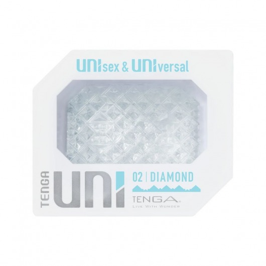 Прозрачный мастурбатор-стимулятор Tenga Uni Diamond - Tenga - в Ачинске купить с доставкой