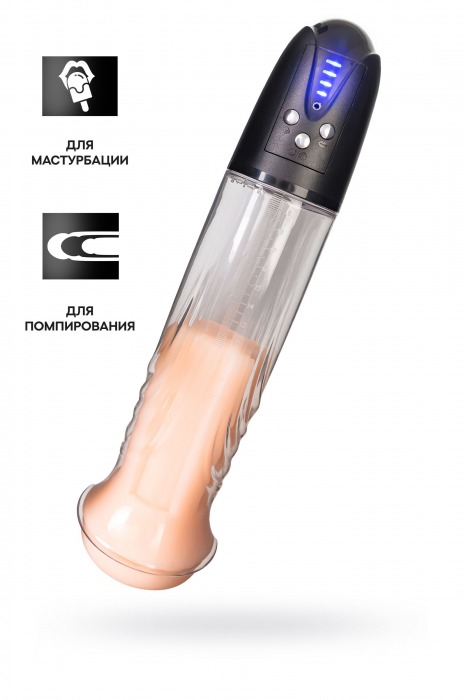 Автоматическая помпа для пениса Thorin - Sexus - в Ачинске купить с доставкой