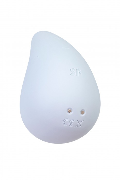 Голубой вибромассажер в форме капли Dew Drop - Satisfyer