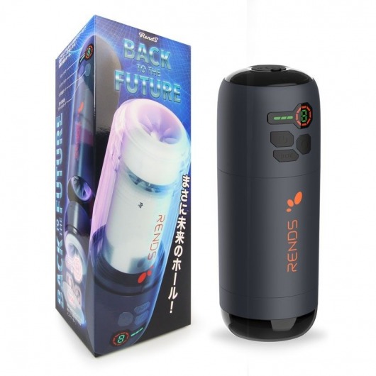 Черный вибромастурбатор Back To The Future - Rends - в Ачинске купить с доставкой