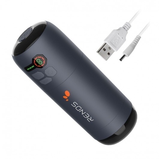 Черный вибромастурбатор Back To The Future - Rends - в Ачинске купить с доставкой