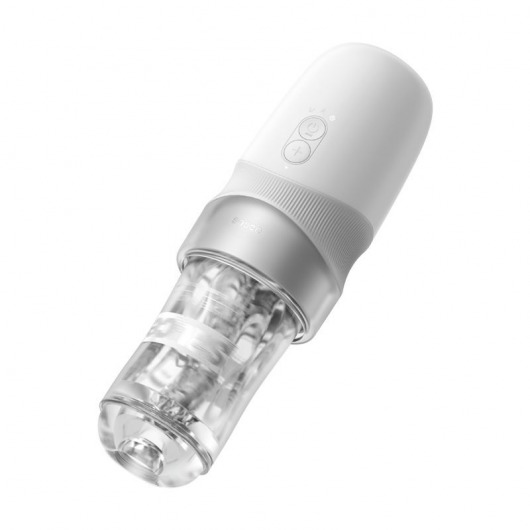 Белый автоматический мастурбатор Extra Sauce - Sauce - в Ачинске купить с доставкой