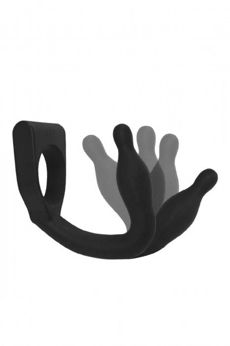 Эрекционное кольцо с вибровтулкой Discovery - MALESATION - в Ачинске купить с доставкой