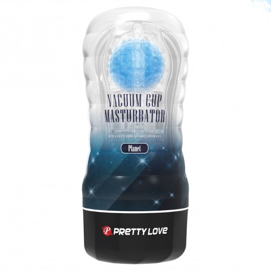 Прозрачный текстурированный мастурбатор Vacuum Cup Masturbator Planet - Baile - в Ачинске купить с доставкой