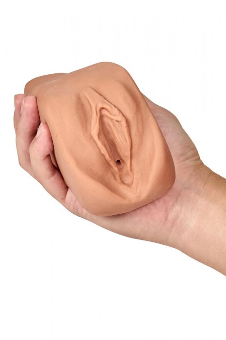 Маструбатор-вагина с вибрацией Soft   Wet Renata Realistic Tan Masturbator - Blush Novelties - в Ачинске купить с доставкой