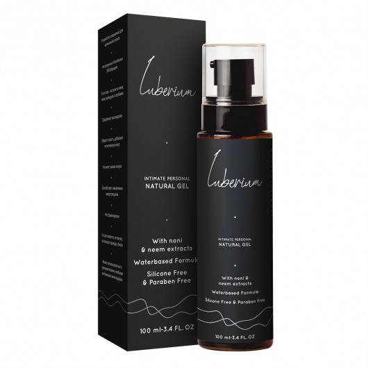 Интимный гель на водной основе с экстрактами нони и нима Luberium Natural Gel - 100 мл. - Luberium - купить с доставкой в Ачинске