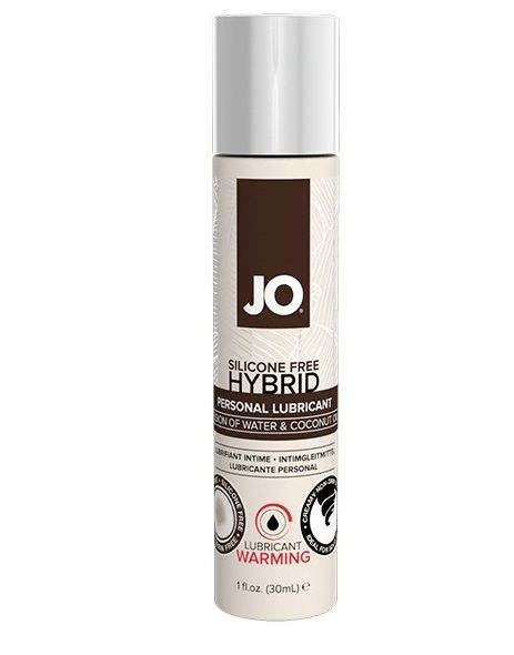 Водно-масляный лубрикант с разогревающим эффектом JO Silicone Free Hybrid Lubricant WARMING  - 30 мл. - System JO - купить с доставкой в Ачинске