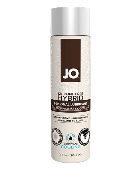 Водно-масляный лубрикант с охлаждающим эффектом JO Silicon free Hybrid Lubricant COOLING - 120 мл. - System JO - купить с доставкой в Ачинске