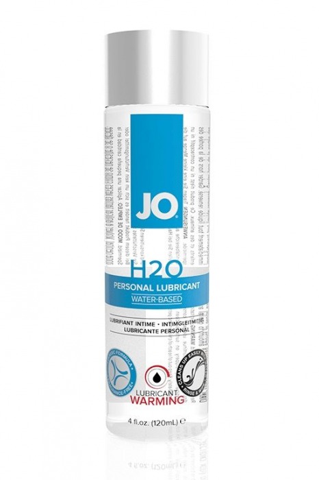 Возбуждающий лубрикант на водной основе JO Personal Lubricant H2O Warming - 120 мл. - System JO - купить с доставкой в Ачинске