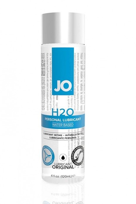 Нейтральный лубрикант на водной основе JO Personal Lubricant H2O - 120 мл. - System JO - купить с доставкой в Ачинске