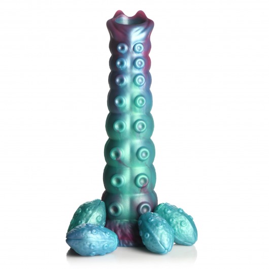 Фантазийный фаллоимитатор Galactic Breeder Ovipositor Silicone Dildo - 22 см. - XR Brands