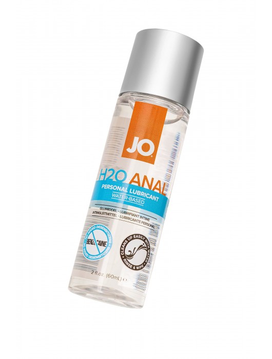 Анальный лубрикант на водной основе JO Anal H2O - 60 мл. - System JO - купить с доставкой в Ачинске