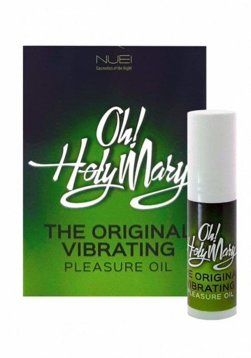 Масло унисекс с эффектом вибрации Oh! Holy Mary - 6 мл. - Nuei cosmetics - купить с доставкой в Ачинске