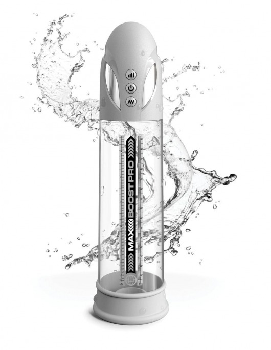 Белая вакуумная автоматическая помпа Max Boost Pro Flow - Pipedream - в Ачинске купить с доставкой