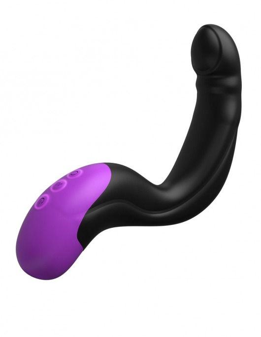 Черно-фиолетовый вибромассажёр простаты Hyper-Pulse P-Spot Massager - Pipedream - в Ачинске купить с доставкой