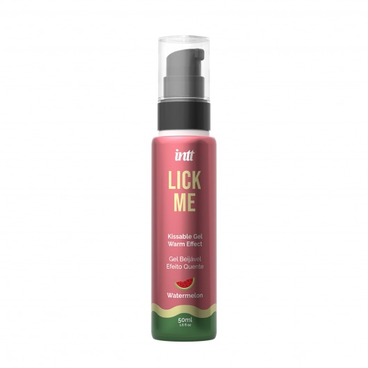Гель Lick Me с согревающим эффектом и ароматом арбуза - 50 мл. - INTT - купить с доставкой в Ачинске