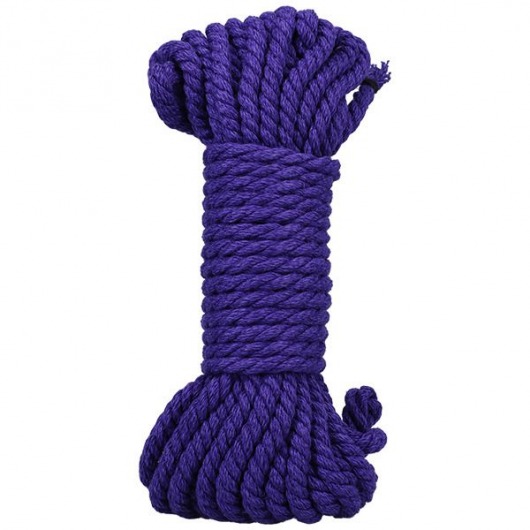 Фиолетовая верёвка для связывания и фиксации Bind Tie - 9,14 м. - Doc Johnson - купить с доставкой в Ачинске
