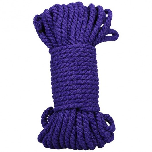 Фиолетовая верёвка для связывания и фиксации Bind Tie - 15,24 м. - Doc Johnson - купить с доставкой в Ачинске