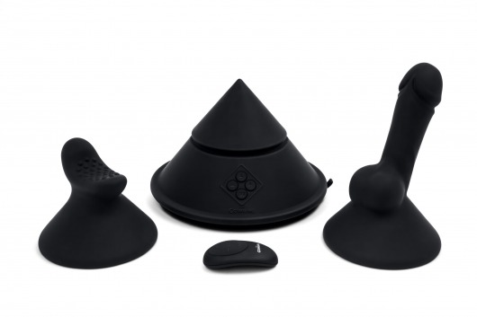 Конусный вибромассажер Cowgirl Cone с 2 насадками - CowGirl - купить с доставкой в Ачинске