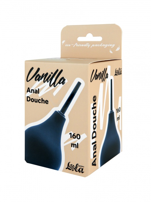 Черный анальный душ Anal Douche M - Lola Games - купить с доставкой в Ачинске