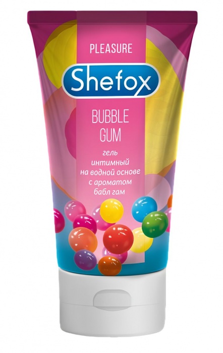 Интимная гель-смазка Shefox «Бабл гам» - 50 мл. - Shefox - купить с доставкой в Ачинске