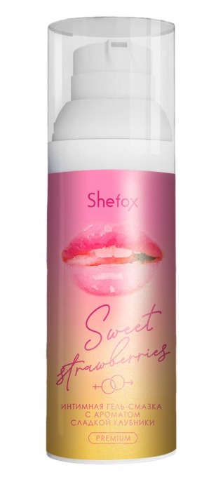 Интимная гель-смазка Shefox Premium «Сладкая клубника» - 50 мл. - Shefox - купить с доставкой в Ачинске