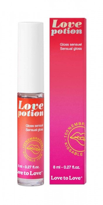 Возбуждающий блеск для губ Love Potion - 8 мл. - Love to Love - купить с доставкой в Ачинске