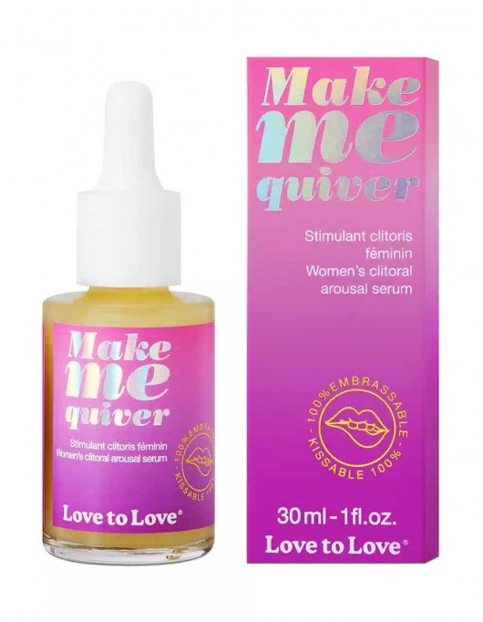 Возбуждающие капли для клитора Make Me Quiver - 30 мл. - Love to Love - купить с доставкой в Ачинске